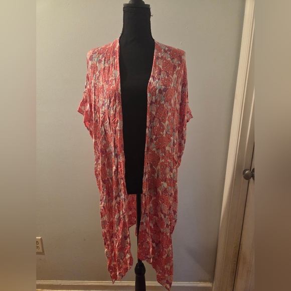 Simply Southern Pink Duster - Picture 1 of 6